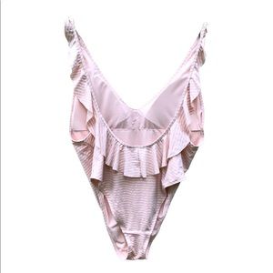 NWOT Womens Pink One-Piece Aerie Swimsuit 2XL